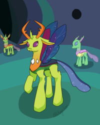 Size: 1024x1280 | Tagged: safe, artist:littlemaychan, thorax, changedling, changeling, g4, to where and back again, king thorax