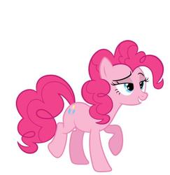 Size: 492x506 | Tagged: safe, pinkie pie, g4, female, simple background, solo, white background