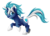 Size: 1600x1155 | Tagged: safe, artist:centchi, oc, oc only, pony, unicorn, grin, looking at you, raised leg, running, smiling, solo, watermark