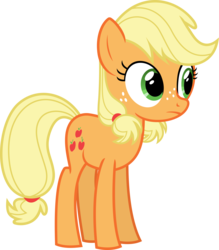 Size: 5255x6000 | Tagged: safe, artist:magister39, applejack, g4, where the apple lies, absurd resolution, female, solo, teenage applejack, younger