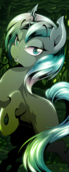 Size: 1700x4200 | Tagged: safe, artist:dormin-dim, oc, oc only, changeling, changeling oc, high res, looking at you, solo
