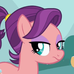 Size: 305x305 | Tagged: safe, screencap, filthy rich, spoiled rich, earth pony, pony, g4, where the apple lies, animated, gif, raised eyebrow, spoiled milk