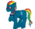 Size: 942x800 | Tagged: safe, artist:jolliapplegirl, oc, oc only, oc:tranquil spring, pegasus, pony, blank flank, male, next generation, offspring, parent:quibble pants, parent:rainbow dash, rainbow hair, simple background, solo, transparent background