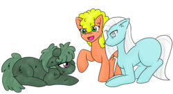 Size: 1280x699 | Tagged: safe, artist:jolliapplegirl, oc, oc only, oc:moonlight sonata, earth pony, pony, unicorn, insurgency; fall of an empire, mud