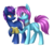 Size: 1915x1660 | Tagged: safe, artist:scarlet-spectrum, oc, oc only, duo, looking at each other, simple background, transparent background