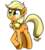 Size: 3163x3547 | Tagged: safe, artist:jetwave, applejack, earth pony, pony, g4, where the apple lies, crossed hooves, female, high res, mare, simple background, solo, teenage applejack, transparent background