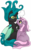 Size: 800x1280 | Tagged: safe, artist:jolliapplegirl, oc, oc only, oc:sirius veil, oc:toxic love, changeling, pony, unicorn, blushing, cute, gay, interspecies offspring, magical lesbian spawn, male, next generation, offspring, parent:mane-iac, parent:princess celestia, parent:queen chrysalis, parent:twilight sparkle, shipping