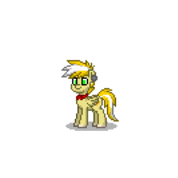 Size: 400x400 | Tagged: safe, oc, oc only, pony, pony town, fox mccloud, ponified, solo, star fox