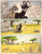 Size: 1048x1348 | Tagged: safe, artist:thefriendlyelephant, oc, oc only, oc:kekere, oc:sabe, oc:uganda, antelope, dik dik, giant sable antelope, comic:sable story, acacia tree, africa, animal in mlp form, cloven hooves, comic, grass, horns, mountain, rock, savanna, speech bubble, traditional art, tree