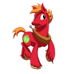 Size: 4000x4000 | Tagged: safe, artist:marioandsonicftw, big macintosh, earth pony, pony, g4, my little pony: friendship is magic, where the apple lies, absurd resolution, male, solo, stallion, teenage big macintosh