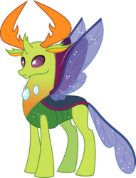 Size: 8126x10628 | Tagged: safe, artist:pink1ejack, derpibooru exclusive, thorax, changedling, changeling, g4, to where and back again, absurd resolution, changeling king, king thorax, male, simple background, solo, transparent background, vector