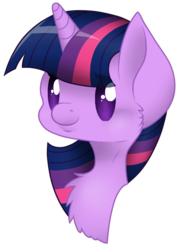 Size: 541x725 | Tagged: safe, artist:dedonnerwolke, twilight sparkle, pony, g4, bust, chest fluff, cute, female, portrait, simple background, solo, transparent background, twiabetes