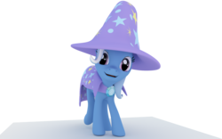 Size: 3840x2400 | Tagged: safe, artist:lavik1988, trixie, pony, unicorn, g4, 3d, female, high res, mare, solo