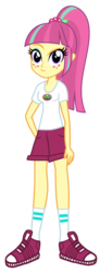 Size: 1117x3022 | Tagged: dead source, safe, artist:drewmwhit, sour sweet, equestria girls, g4, my little pony equestria girls: legend of everfree, clothes, female, freckles, looking at you, shoes, sneakers, socks, solo