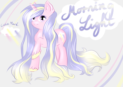 Size: 800x566 | Tagged: safe, artist:nuumia, oc, oc only, oc:morning light, pony, solo