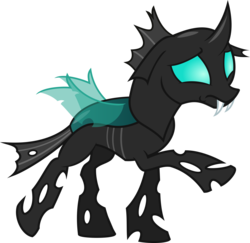 Size: 5499x5336 | Tagged: safe, artist:no-time-for-caution, thorax, changeling, g4, absurd resolution, cute, floppy ears, male, raised hoof, sad, simple background, solo, transparent background, vector