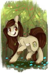 Size: 1352x2028 | Tagged: safe, artist:tamyarts, oc, oc only, earth pony, pony, braid, solo