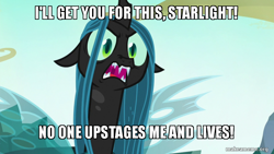 Size: 800x450 | Tagged: safe, edit, edited screencap, screencap, queen chrysalis, changeling, changeling queen, g4, to where and back again, batman the animated series, female, former queen chrysalis, image macro, makeameme.org, meme, solo