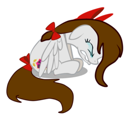 Size: 4500x4217 | Tagged: safe, artist:rsa.fim, edit, oc, oc only, oc:whisper hope, pegasus, pony, absurd resolution, bow, crying, cutie mark, mexican, ribbon, sad, simple background, solo, tail bow, transparent background, unitárium, vector