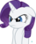 Size: 1838x2265 | Tagged: safe, artist:arifproject, rarity, pony, g4, angry, arif's angry pone, ears back, female, frown, glare, simple background, solo, transparent background, vector