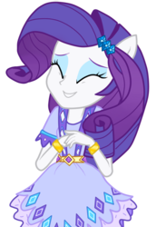 Size: 721x984 | Tagged: safe, artist:mindyglade18, rarity, equestria girls, g4, my little pony equestria girls: legend of everfree, bracelet, camp fashion show outfit, clothes, cute, dress, female, jewelry, ponied up, raribetes, simple background, smiling, solo, transparent background, vector