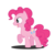 Size: 4001x4000 | Tagged: safe, artist:dalehogg, pinkie pie, g4, absurd resolution, female, raised hoof, simple background, solo, transparent background, vector