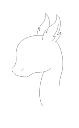 Size: 484x780 | Tagged: dead source, safe, artist:rosealuck14, earth pony, pony, base, monochrome, solo, template