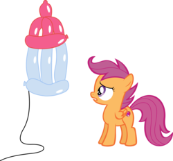 Size: 11548x10738 | Tagged: safe, artist:cyanlightning, scootaloo, g4, the one where pinkie pie knows, .svg available, absurd resolution, baby bottle, cutie mark, female, simple background, solo, the cmc's cutie marks, transparent background, vector