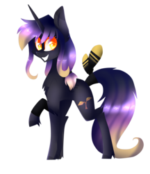 Size: 2225x2577 | Tagged: safe, artist:huirou, oc, oc only, pony, unicorn, high res, simple background, solo, tail wrap, transparent background