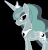 Size: 370x382 | Tagged: safe, screencap, princess luna, pony, for whom the sweetie belle toils, g4, animated, female, gif, inverted colors, solo