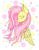 Size: 1536x1948 | Tagged: safe, artist:margo24, fluttershy, pony, g4, female, solo, windswept mane