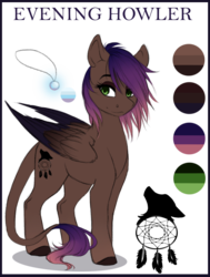 Size: 816x1082 | Tagged: safe, artist:silentwulv, oc, oc only, oc:evening howler, pegasus, pony, reference sheet, simple background, solo, transparent background