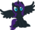 Size: 2000x1720 | Tagged: safe, artist:arifproject, oc, oc only, oc:nyx, alicorn, pony, g4, :3, alicorn oc, cute, nyxabetes, simple background, sitting, sitting catface meme, smiling, solo, spread wings, transparent background, vector