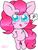 Size: 2408x3183 | Tagged: safe, artist:pinkamena-chan, pinkie pie, earth pony, pony, g4, :p, bipedal, female, high res, simple background, solo, tongue out