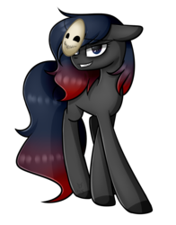 Size: 1129x1440 | Tagged: safe, artist:despotshy, oc, oc only, earth pony, pony, mask, simple background, solo, transparent background