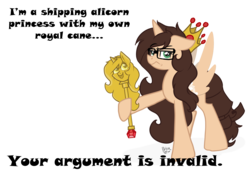 Size: 2550x1777 | Tagged: safe, artist:drawing-heart, oc, oc only, oc:drawing heart, alicorn, pony, scepter, simple background, transparent background, twilight scepter, your argument is invalid
