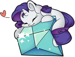 Size: 3932x2984 | Tagged: safe, artist:cutepencilcase, rarity, g4, diamond, eyes closed, female, heart, high res, hug, missing cutie mark, simple background, solo, transparent background