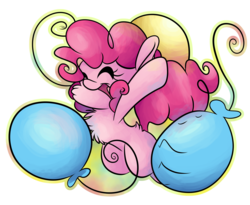 Size: 6414x5266 | Tagged: safe, artist:cutepencilcase, pinkie pie, earth pony, pony, g4, absurd resolution, balloon, female, open mouth, solo