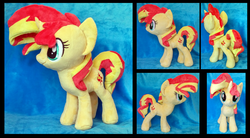 Size: 2722x1500 | Tagged: safe, artist:appledew, sunset shimmer, pony, g4, irl, photo, plushie, solo