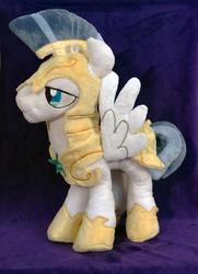 Size: 722x1000 | Tagged: safe, artist:appledew, irl, photo, plushie, royal guard, solo