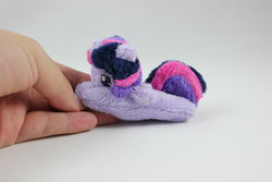 Size: 1024x683 | Tagged: safe, artist:sweetemii, twilight sparkle, g4, irl, photo, plushie, solo, tiny