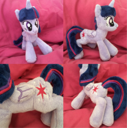 Size: 1784x1788 | Tagged: safe, artist:kaji-tanii, twilight sparkle, alicorn, pony, g4, irl, photo, plushie, solo, twilight sparkle (alicorn)