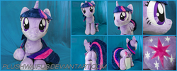 Size: 7056x2848 | Tagged: safe, artist:plushwaifus, twilight sparkle, alicorn, pony, g4, butt, irl, life size, photo, plot, plushie, solo, twilight sparkle (alicorn)