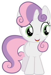 Size: 1350x2000 | Tagged: safe, artist:spellboundcanvas, sweetie belle, g4, cute, female, simple background, solo, transparent background, vector