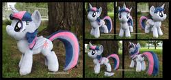 Size: 3705x1754 | Tagged: safe, artist:peruserofpieces, twilight sparkle, alicorn, pony, g4, irl, photo, plushie, solo, twilight sparkle (alicorn)