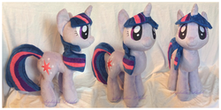 Size: 2011x996 | Tagged: safe, artist:sophie scruggs, twilight sparkle, g4, irl, photo, plushie, solo