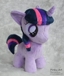 Size: 1608x1912 | Tagged: safe, artist:pinkuart, twilight sparkle, g4, female, filly, filly twilight sparkle, irl, photo, plushie, solo