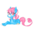 Size: 375x365 | Tagged: safe, artist:angrymurloc, oc, oc only, oc:frosted kiss, pegasus, pony, donut, food, pixel art, solo