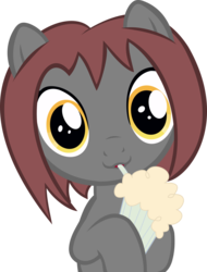 Size: 2000x2628 | Tagged: safe, oc, oc only, oc:veronika, :3, cute, drinking, female, filly, high res, milkshake, simple background, solo, transparent background, vector