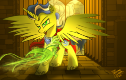 Size: 1600x1019 | Tagged: safe, artist:pedrohander, oc, oc only, alicorn, pony, alicorn oc, request, solo